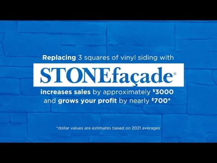 Expand your earning potential with STONEfaçade® panelized stone siding