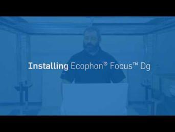 Ecophon® Focus™ Dg: How-To Install Semi Concealed Ceiling Panels