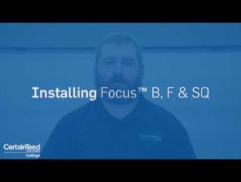 Ecophon® Focus™ F, B, and SQ: How-To Install Direct-to-Deck Ceiling Panels