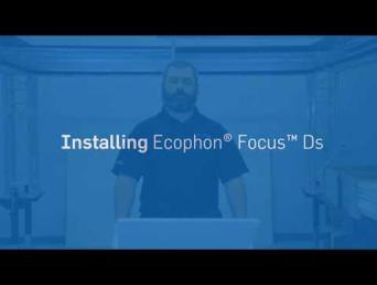 Ecophon® Focus™ Ds: How-To Install Fully Concealed Ceiling Suspension System